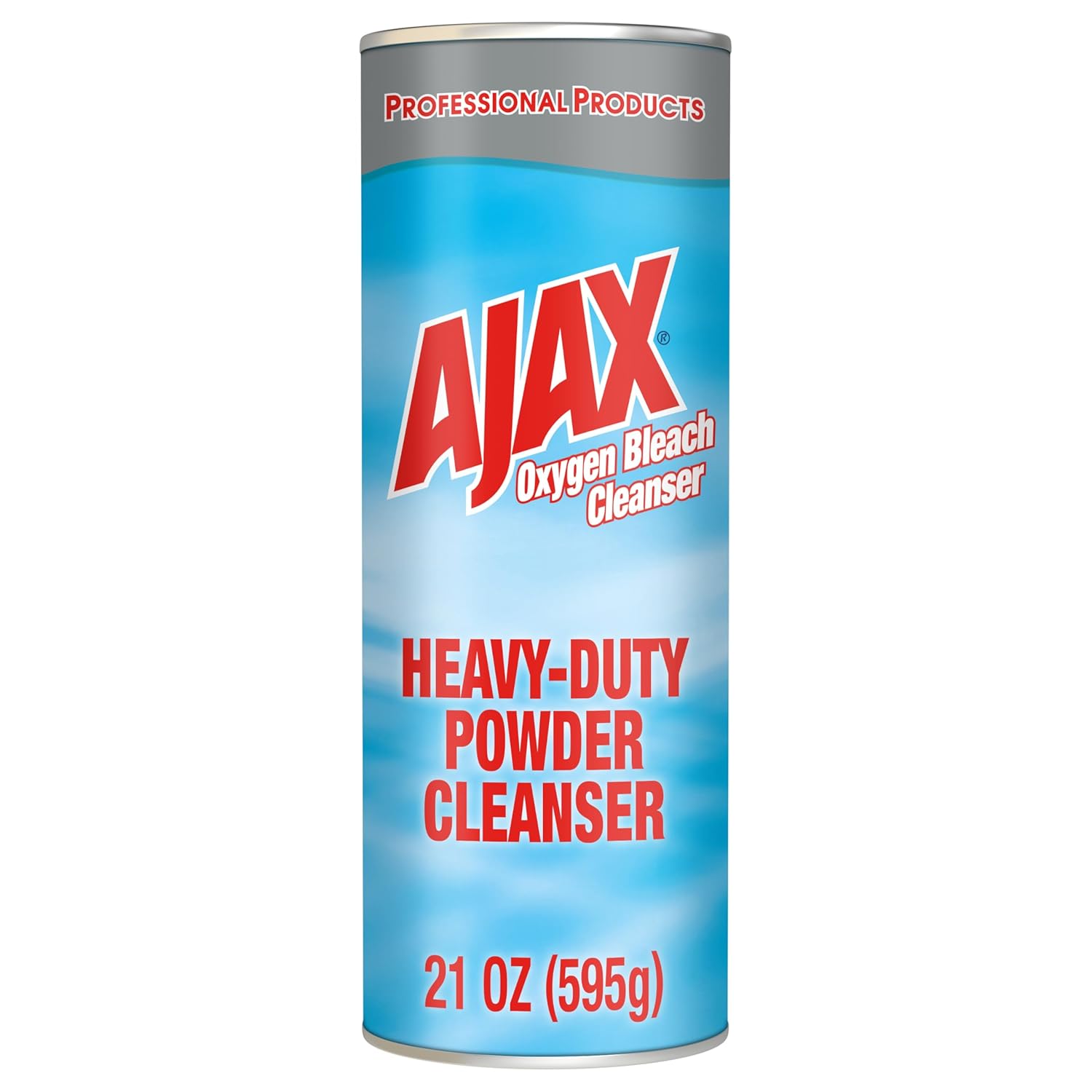 AJAX-14278 Professional Oxygen Bleach Powder Cleanser, Heavy Duty, Bulk Cleaner 21oz Can (Case of 24)