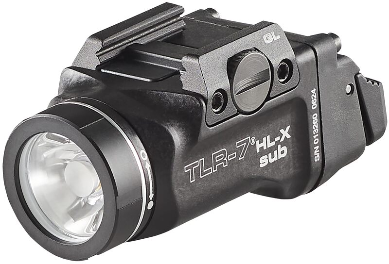 Streamlight 69503 TLR-7 HL-X sub USB 1000-Lumen Rechargeable Rail-Mounted Weapon Light Designed Exclusively for Glock 43X/48