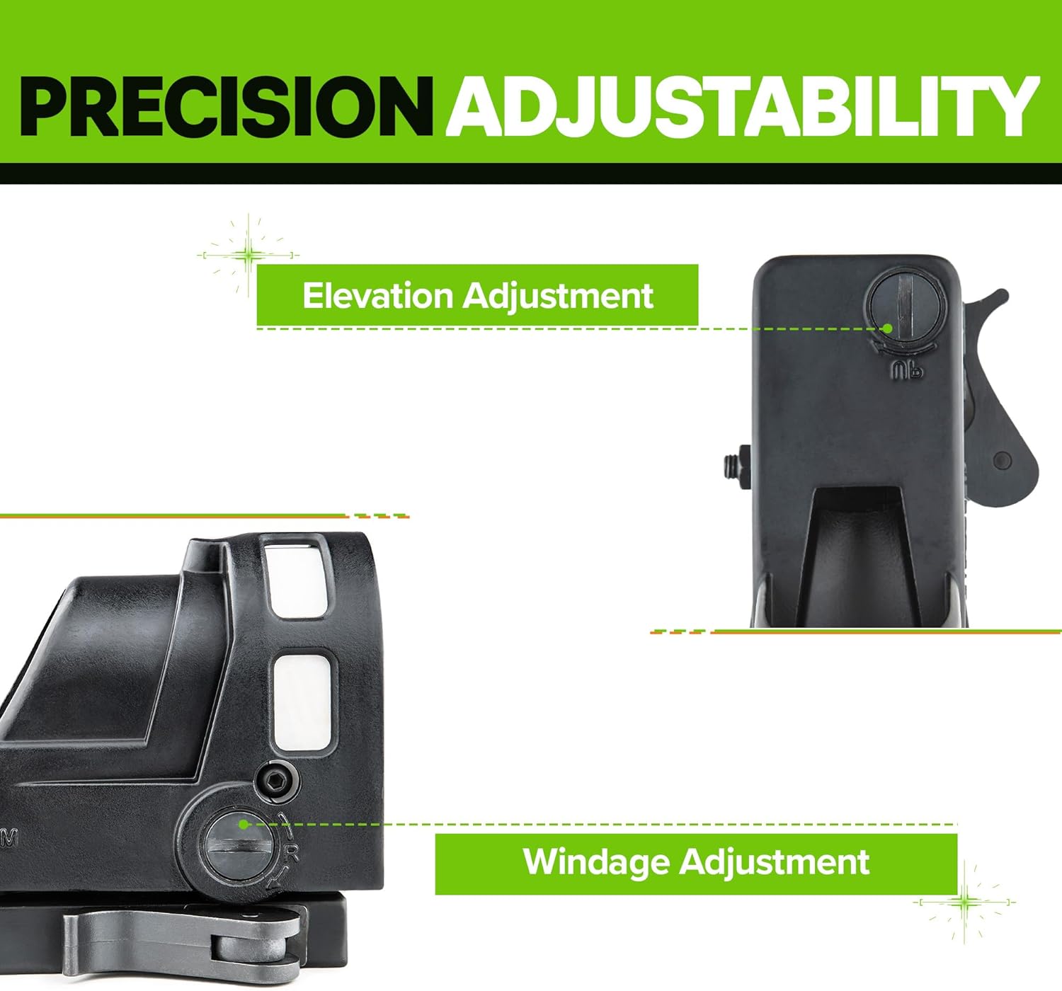 MEPROLIGHT Mepro M21 Self-Powered Day and Night Reflex Sight with Tritium and Fiber Optics
