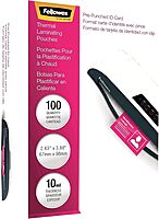 FELLOWES Hot Laminating Pouches for ID Cards