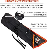 Ergodyne Arsenal 5873 Wrench Roll-Up, 14-Pocket Organizer