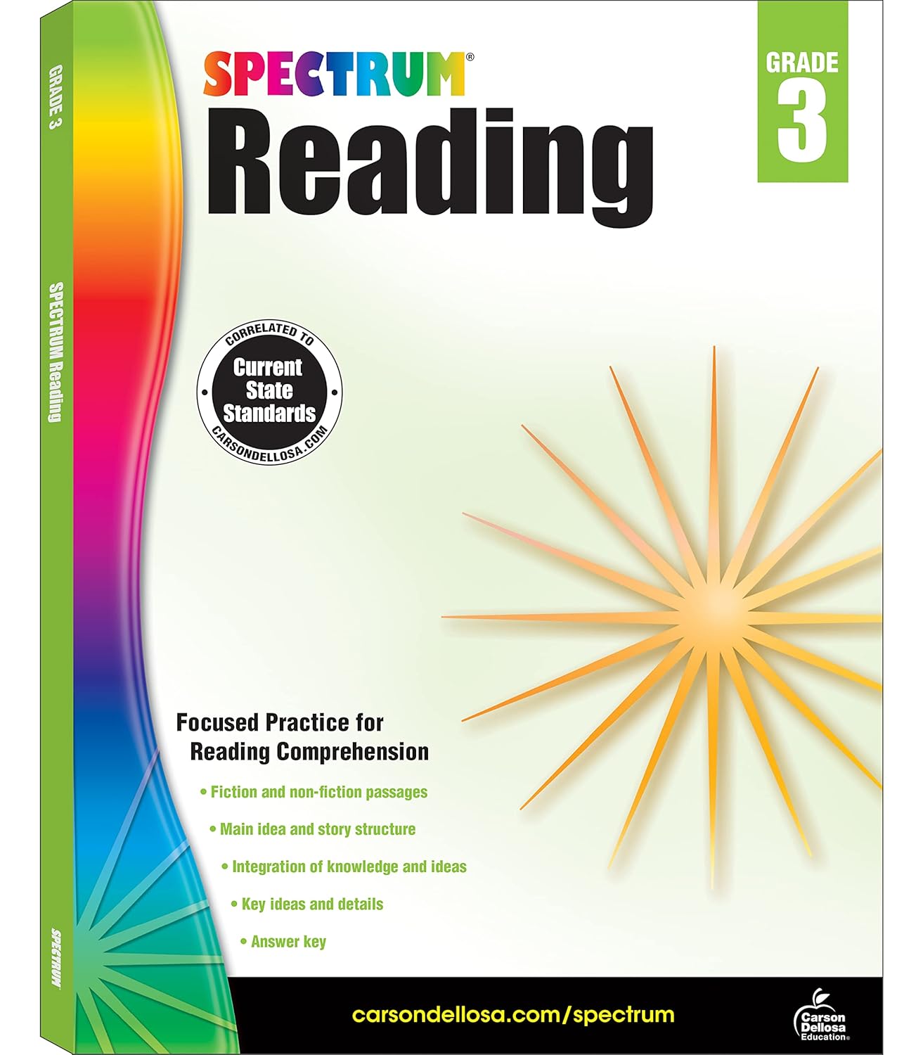 Spectrum Reading Comprehension Grade 3 Workbook, Ages 8 to 9, Third Grade Reading Comprehension Workbook