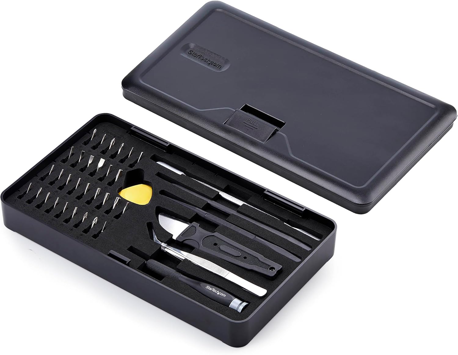 StarTech.com 40-Piece Computer Repair Toolkit for Laptop, PC, Electronics, 30-Bit Screwdriver Set, Magnetic Tray, Pry Tools