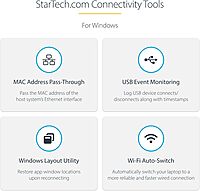 StarTech.com USB-C Docking Station Multiport Adapter with 4K60, 10Gbps USB Hub, 100W PD, Gigabit Ethernet