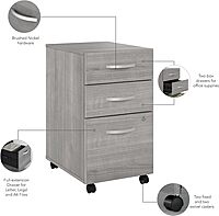 Bush Business Furniture Studio C 3-Drawer Mobile File Cabinet