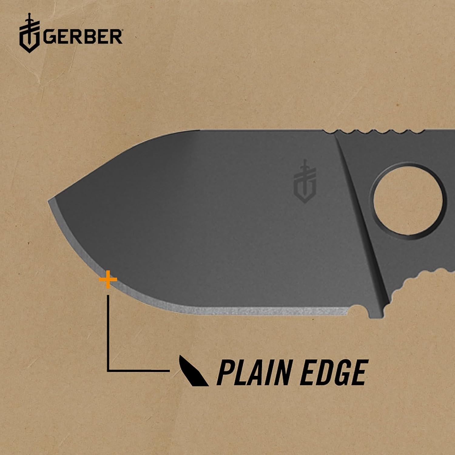 Gerber Gear GDC Money Clip with Pocket Knife - Fixed Blade Knife and Case - EDC Gear and Equipment - Stainless Steel
