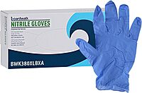 Boardwalk Disposable General-Purpose Powder-Free Nitrile Gloves, X-Large, Blue, 4mil, Box Of 100 Gloves
