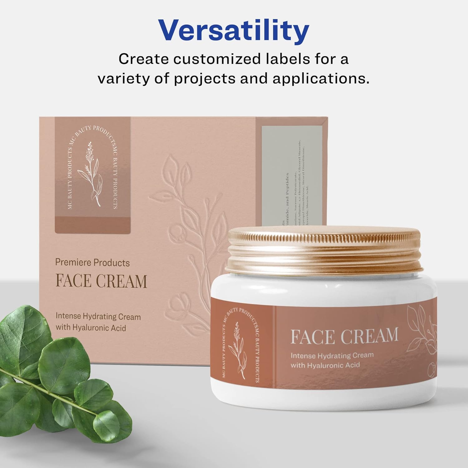 AVERY Glossy White Rectangle Labels, Sure Feed Technology, 2.25" x 7.75", Print-to-The-Edge, Permanent Adhesive