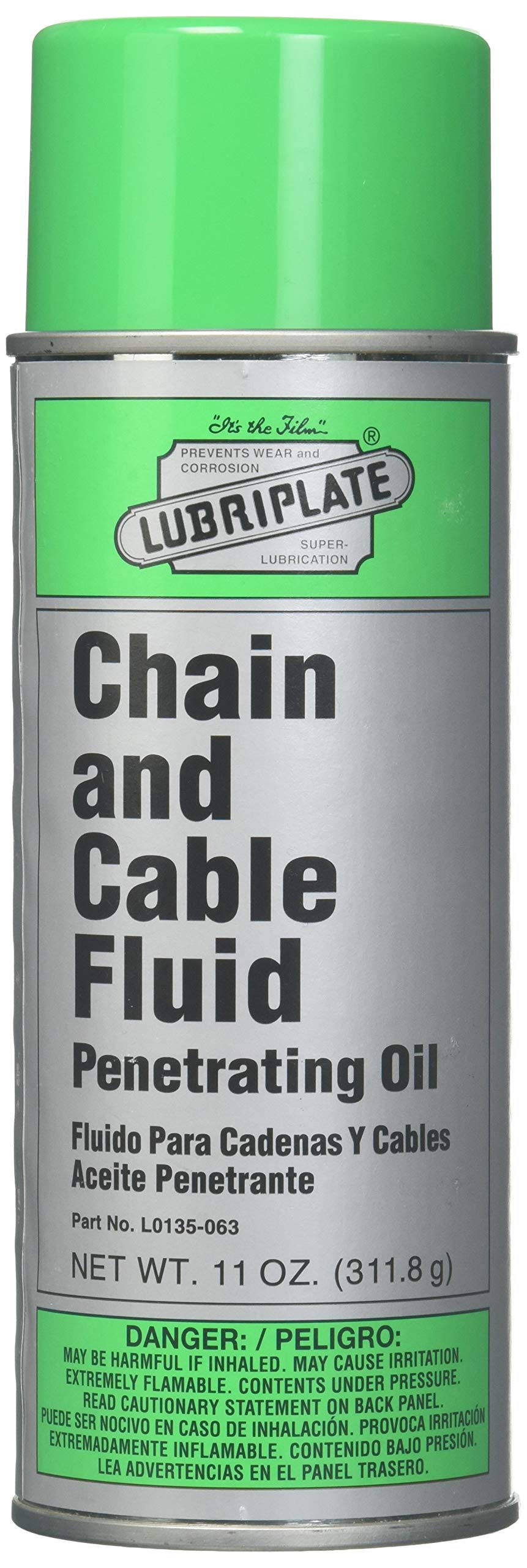 Lubriplate L0135-063 Chain and Cable Penetrating Oil, 12 fl. oz