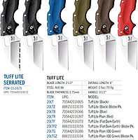 COLD STEEL Tuff Lite Plain Blade Pocket Folding Knife