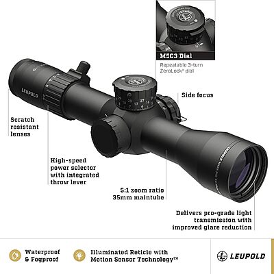 LEUPOLD Mark 5HD FFP Side Focus Riflescope