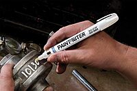 Markal 96826 Valve Action Liquid Paint Marker with 1/8" Bullet Tip, Green (12 Markers)