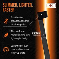 C+H Precision Red Dot Mounting Plate for CZ P-10