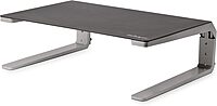 StarTech.com Monitor Riser Stand - for up to 32" (22lb/10kg) Monitor - Height Adjustable - Computer Monitor Riser - Steel and Aluminum (MONSTND)