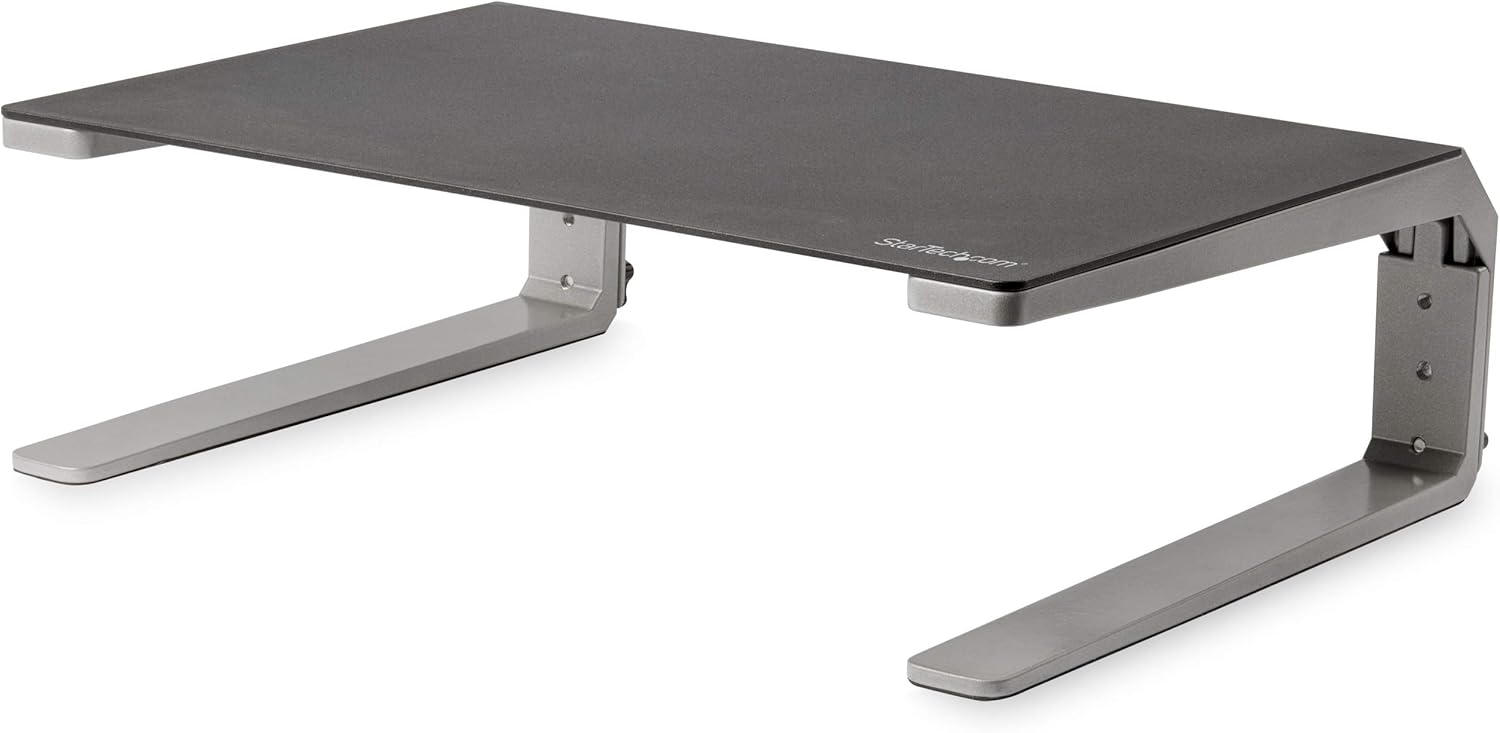 StarTech.com Monitor Riser Stand - for up to 32" (22lb/10kg) Monitor - Height Adjustable - Computer Monitor Riser