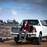 Pelican 30 Quart Elite Cooler Cement/White