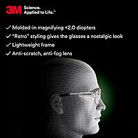 3M Nuvo Reader Protective Eyewear Safety Glasses