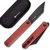 SENCUT Bronte Folding Pocket Knife with Front Flipper, 3.38 Inch 9Cr18MoV Reverse Tanto Blade