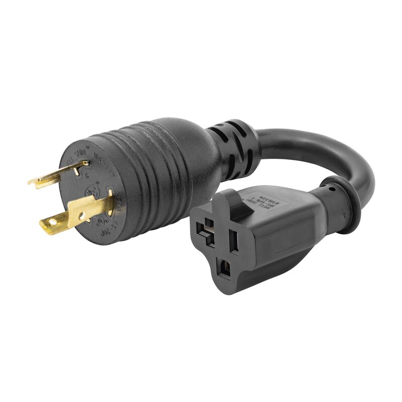 StarTech.com 6in (15cm) Heavy Duty Power Cord, NEMA L5-20P to NEMA 5-20R, AC Power Adapter Cable, 20A 125V, 12AWG