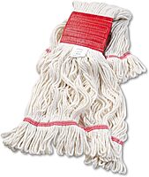 Boardwalk 503WHCT Super Loop Wet Mop Head, Cotton/Synthetic, Large Size, White, 12/Carton