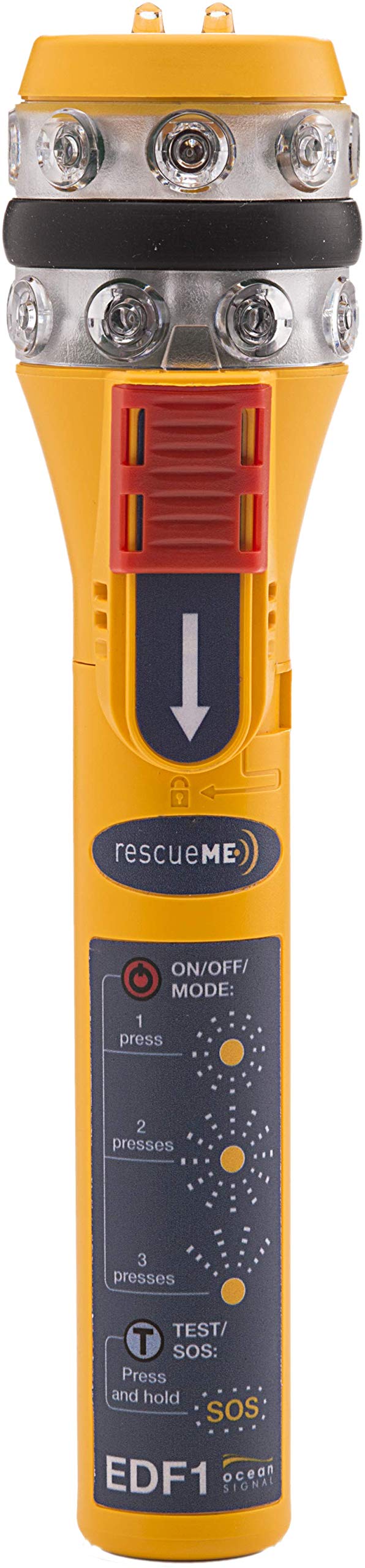 Ocean Signal RescueME EDF1 Emergency Distress Flare, 7-Year Battery Life, 6+ Hours of Operation, Waterproof, Compact