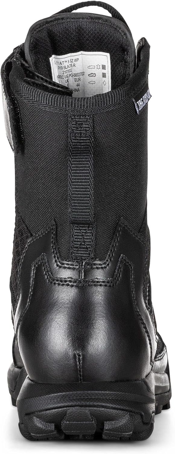 5.11 Tactical Men's A/T 8" Waterproof Boots with Full Side Zipper