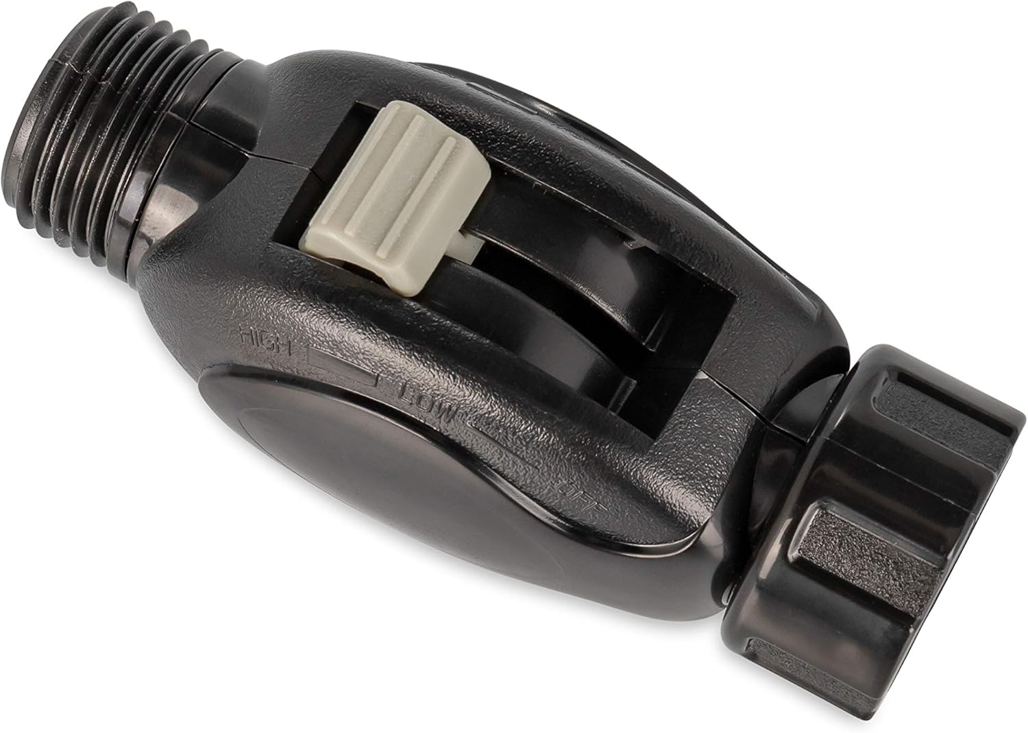 Camco 43633, RV Flow-Through Wash Brush | Features an Adjustable Handle, a Standard Garden Hose Connection