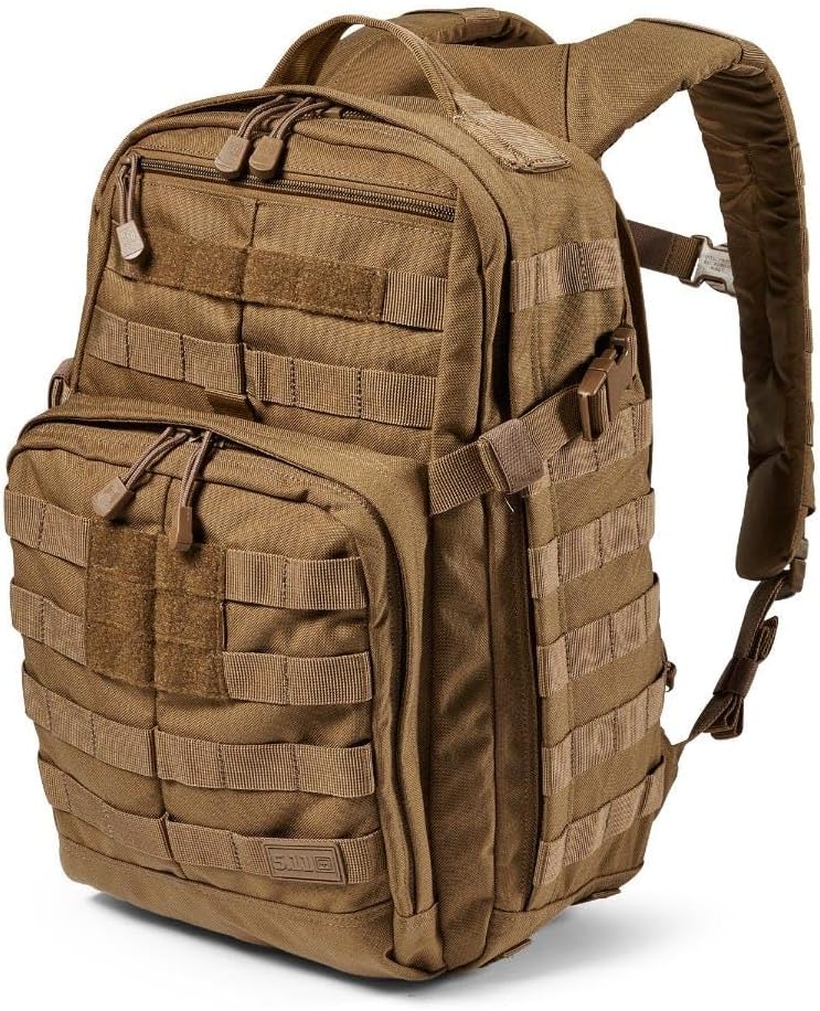 5.11 Tactical RUSH 12 2.0 Military Survival MOLLE Backpack with Laptop Compartment, 24L, Style 56561ABR/56562ABR
