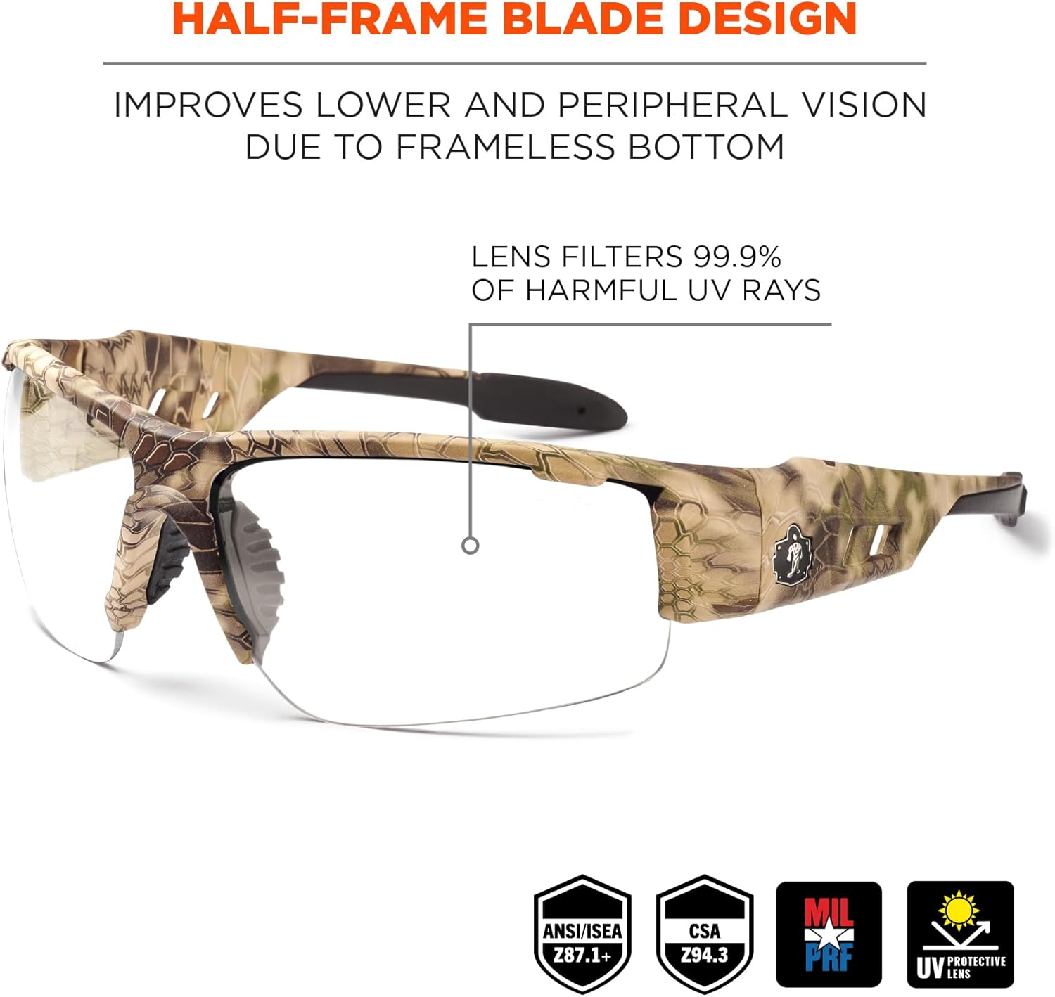 Ergodyne Skullerz DAGR Anti-Fog Safety Glasses