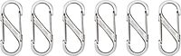 S-Biner Stainless Steel Dual Carabiner #1 - 6 Pack - Stainless