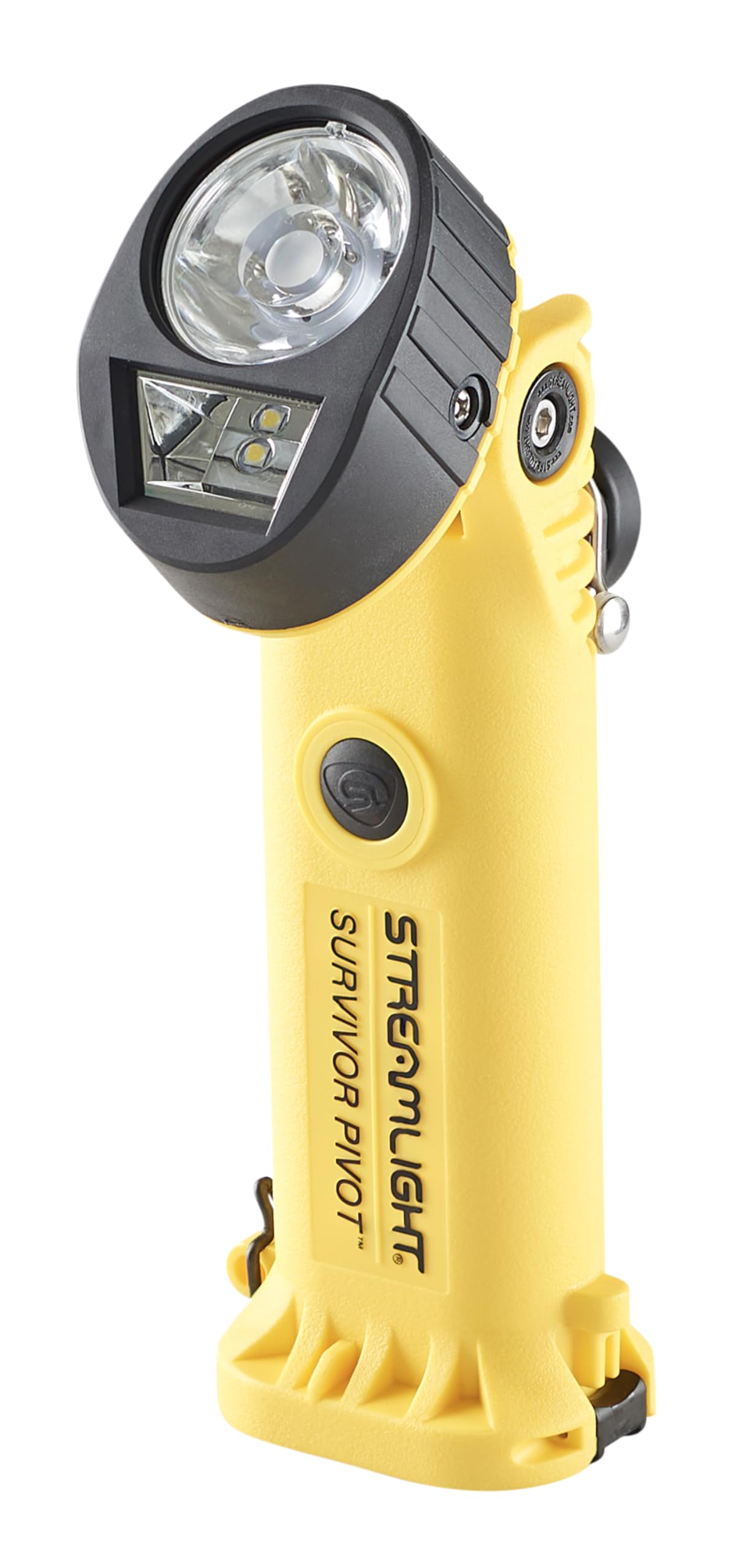 Streamlight 91826 Survivor Pivot 325-Lumen Right Angle Articulating Dual Beam Flashlight with Alkaline Batteries