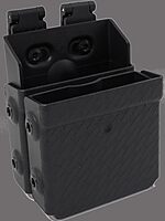 ZERO9 HOLSTERS Model 4047 Double Handcuff Case for ASP Sentry Cuffs