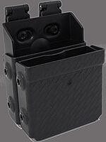 ZERO9 HOLSTERS Model 4047 Double Handcuff Case for ASP Sentry Cuffs