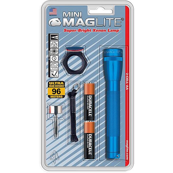 MAG-LITE Mini Maglite 2-AA Incandescent Flashlight Combo Pack