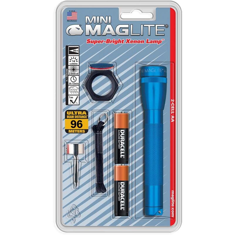 MAG-LITE Mini Maglite 2-AA Incandescent Flashlight Combo Pack