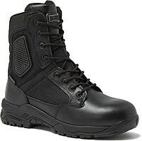 MAGNUM Strike Force 8" Side Zipper Waterproof Tactical Boots w/ Slip Resistant MICHELIN Outsole