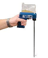 Frankford Arsenal Vibra Prime Universal Automatic Large and Small Primer Tube Filler for Reloading blue