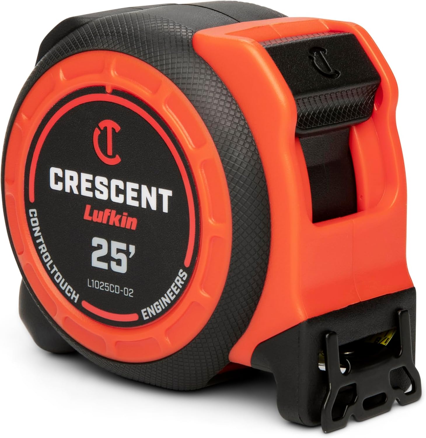 Crescent Lufkin 1-3/16 x 25' Command Control Series Yellow Clad Engineers Tape Measure - L1025CD-02