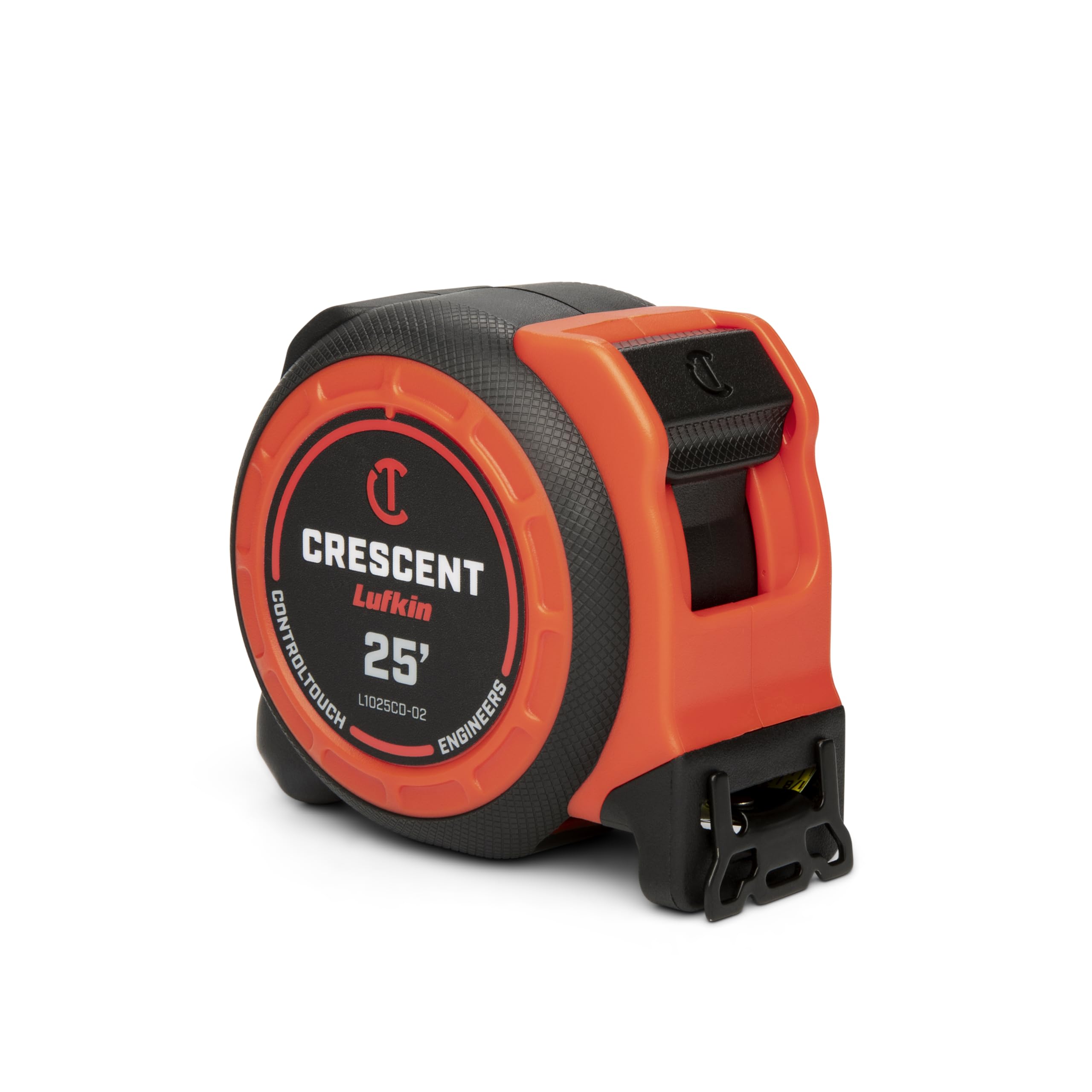 Crescent Lufkin 1-3/16 x 25' Command Control Series Yellow Clad Engineers Tape Measure - L1025CD-02
