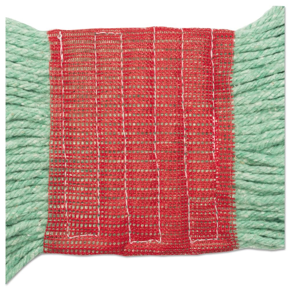 Boardwalk 503GNEA Super Loop Wet Mop Head, Cotton/Synthetic, Large Size, Green
