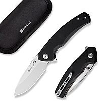 SENCUT Slashkin Folding Pocket Knife, Thumb-Stud & Flipper Opener
