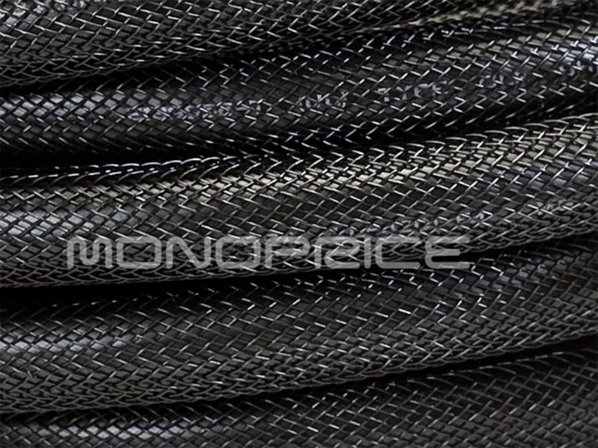 Monoprice HDMI to DVI Adapter Cable - CL2, High Speed with Net Jacket, 24AWG, 6 Feet, Black Black 6ft