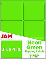 JAM PAPER Mailing Address Labels - Self-Adhesive Rectangular