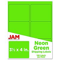 JAM PAPER Mailing Address Labels - Self-Adhesive Rectangular