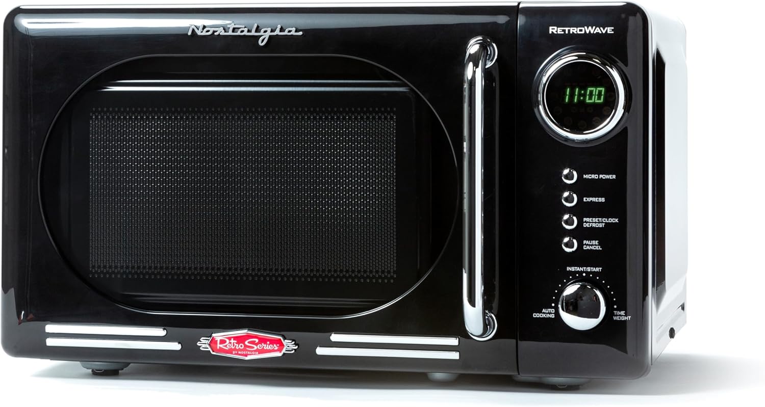 Nostalgia Retro Countertop Microwave Oven