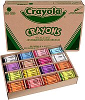 Crayola Bulk Crayon Classpack - 800ct (16 Colors), Back to School Essentials, Kids Crayons