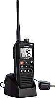 Uniden Atlantis 275 Handheld Two-Way VHF Marine Radio, Floating IPX8 Submersible Waterproof, Large Dual-Color Screen, 6-Watt