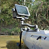 RAILBLAZA Unisex Adult ND-275 Garmin Fishfinder Mount Low Profile, Multicoloured, Standard