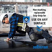 Sellstrom KneePro Ultra Flex III Professional Knee Pads with Triple-Layer Foam, Hinged Design & Speed Clips