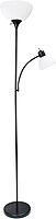 SIMPLE DESIGNS LF2000 Mother-Daughter Floor Lamp with Reading Light
